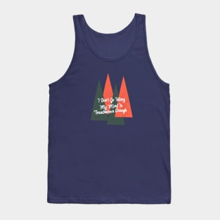 Indoorsy Introvert Hiking Quote Tank Top